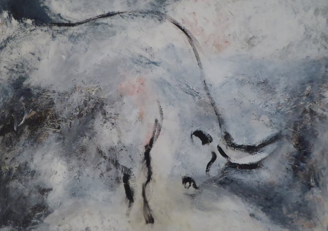 weißer Buller 60x80cm